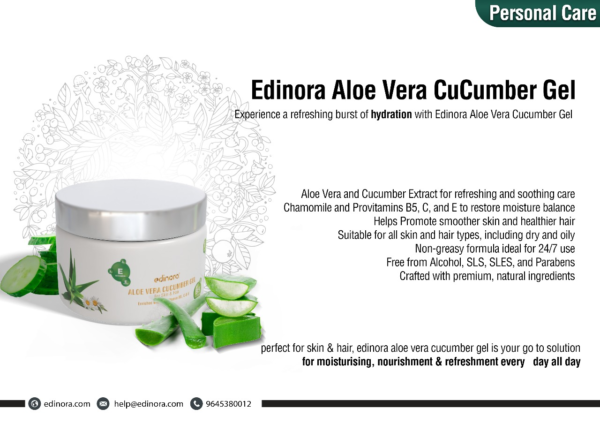 Edinora Aloe Vera Cucumber Gel